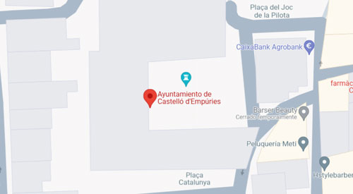 plano Registro Civil y Juzgado de Paz de Castelló d'Empúries, Girona