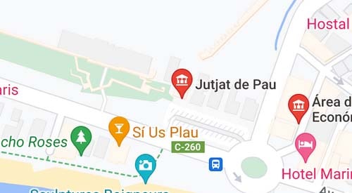 plano Registro Civil y Juzgado de Paz de Roses, Girona